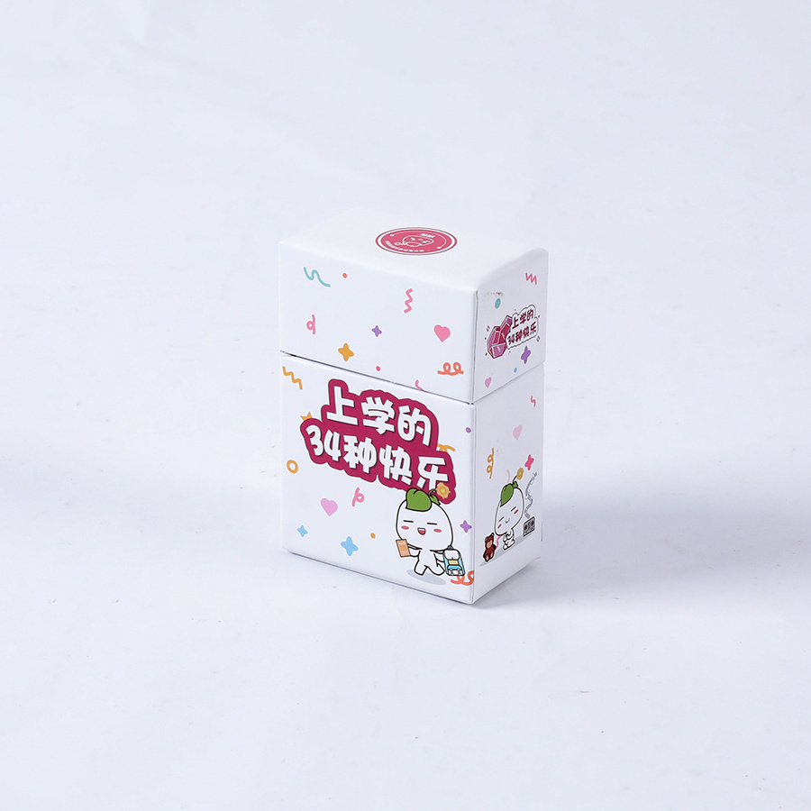 Wholesale Fashion Custom Box Design Cute Pattern Happy School Theme Playing Card