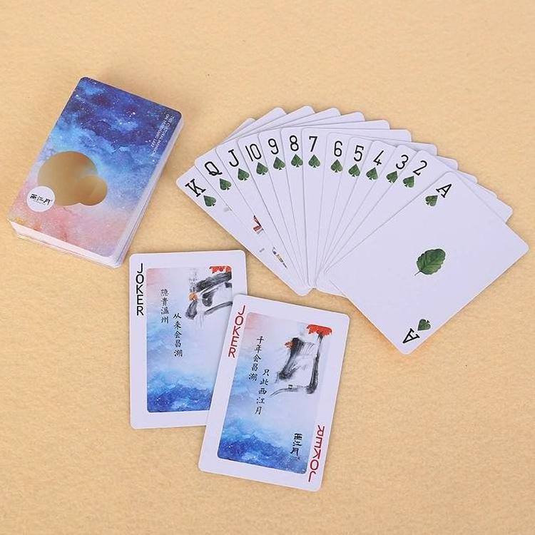 Top Quality Cheap Price Waterproof Card Game Playing Cards Custom Printing Playing Cards With Box Package