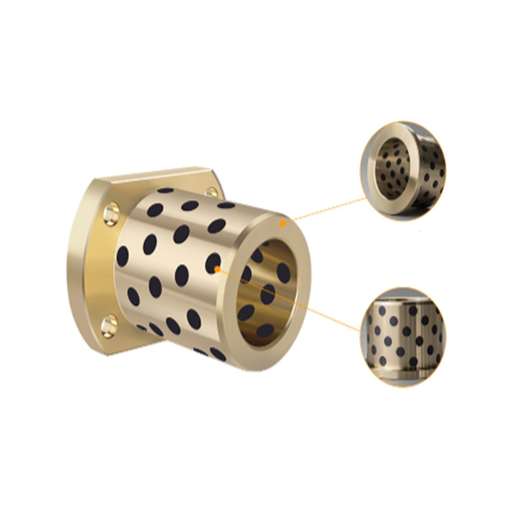 Self-lubricated Sintered Cast Bronze Bushes Graphitr Brass Ball Copper Bearing Bronze Bushings