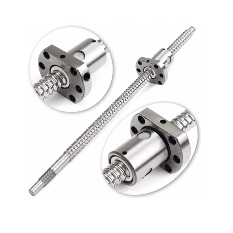 CNC lathe accessories grinding ball screw pair CNC machine tool screw C5 high precision ball screw ballscrew