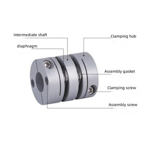 Helical Cardan Flexible Disc Spring Couplings Line Shaft Coupling for Vacuum Pumps