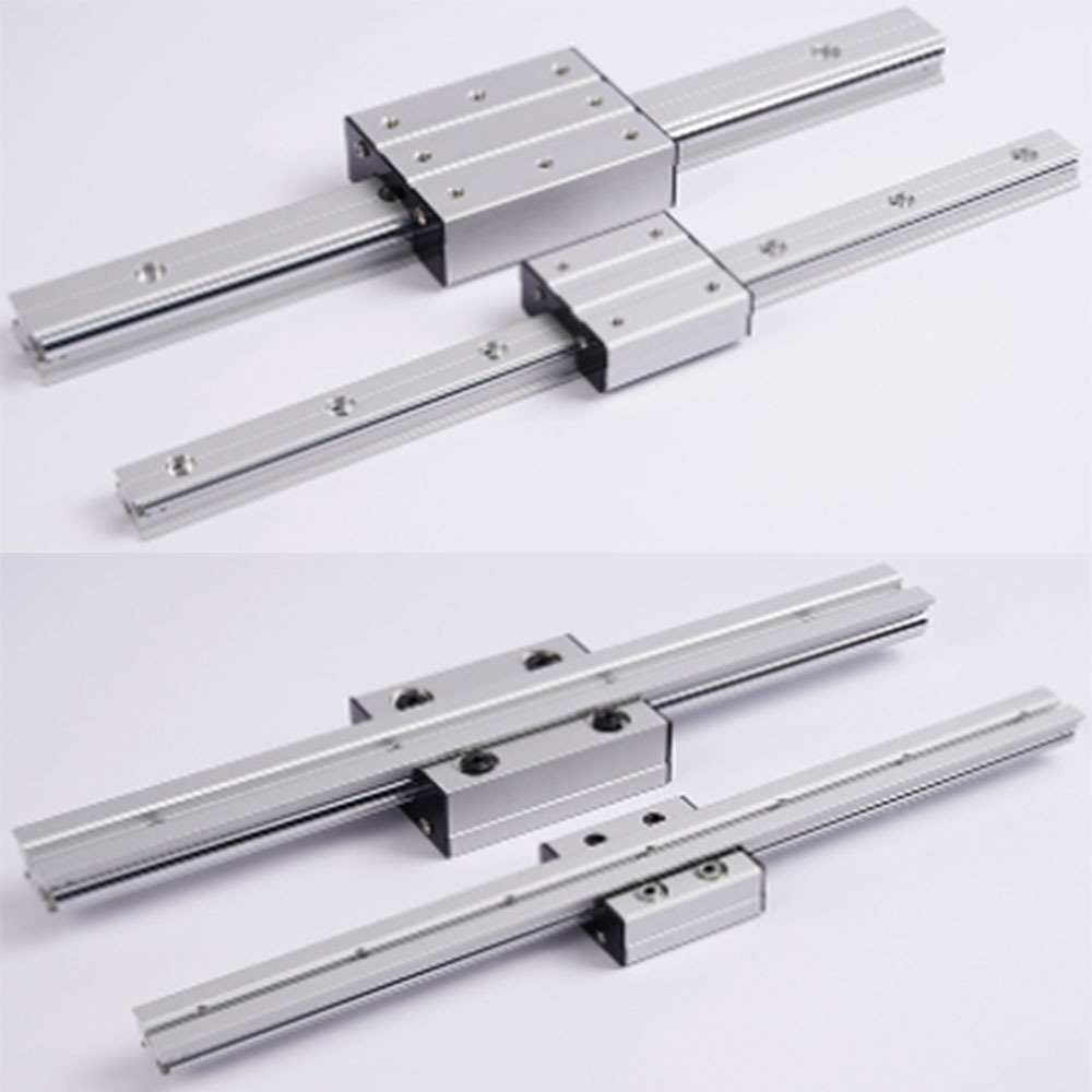 Dual-shaft Linear guide LGD Series Heavy duty Double Axis Roller Guide Rail and 4 6 Wheels Block LGD6 LGD16