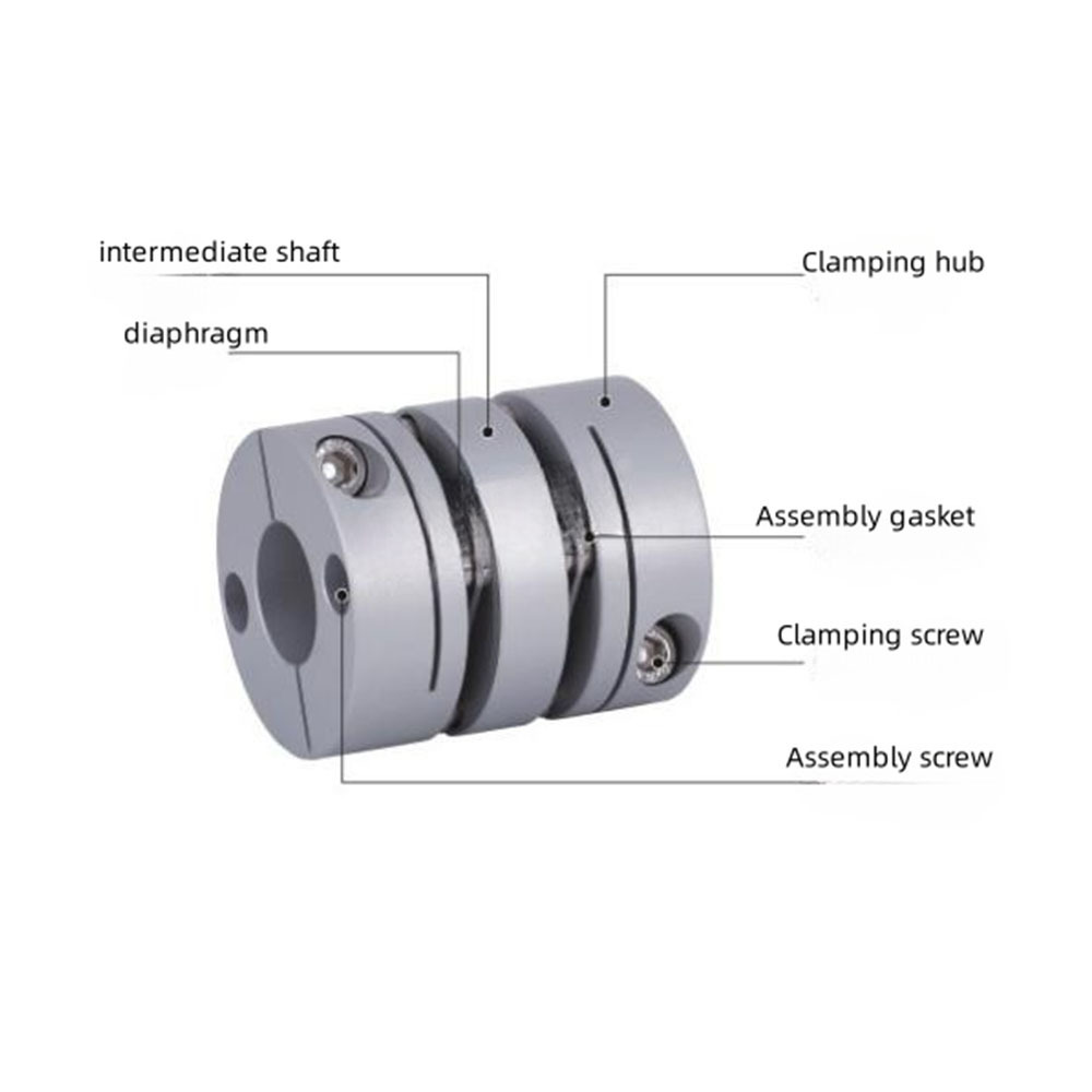 Encoder Shaft Flexible Coupling Double Diaphragm types Disc Spring Couplings Line Shaft Coupling