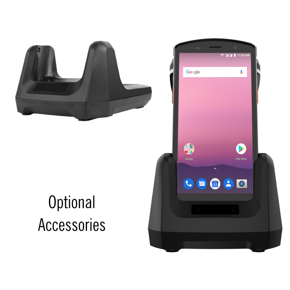 Android 11 mobile computer handheld rugged pda IP67 removable battery barcode scanner pda