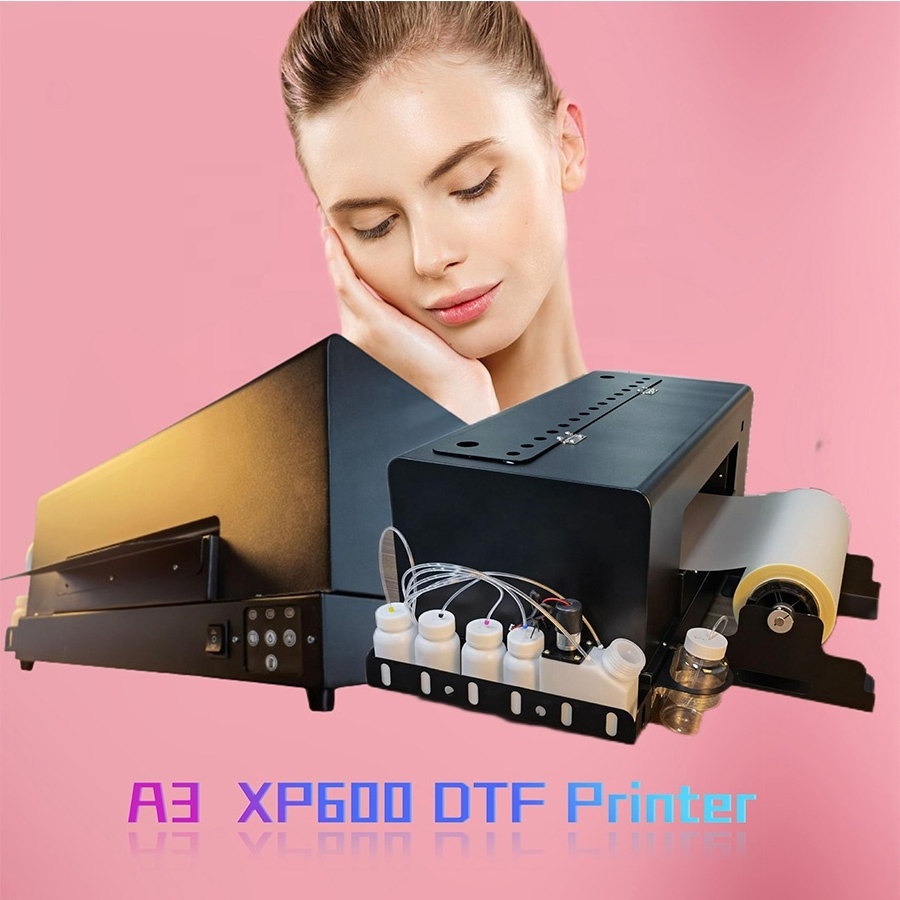 WEPRINT New Design XP600 Roll PET film heat transfer hat t-shirt printing A3 DTF printer