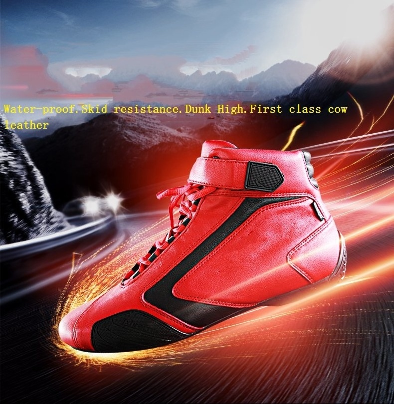 International Profession Car Race Boots/Smooth Car Racing Boots