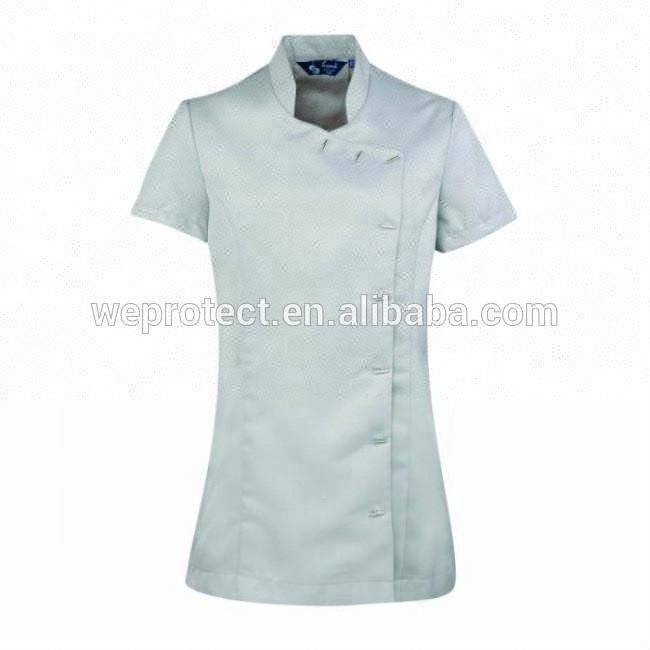 OEM Cotton Tunic Women's Salon Uniform SPA clothes beauty uniform