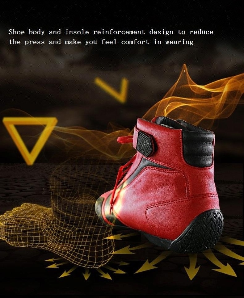 International Profession Car Race Boots/Smooth Car Racing Boots