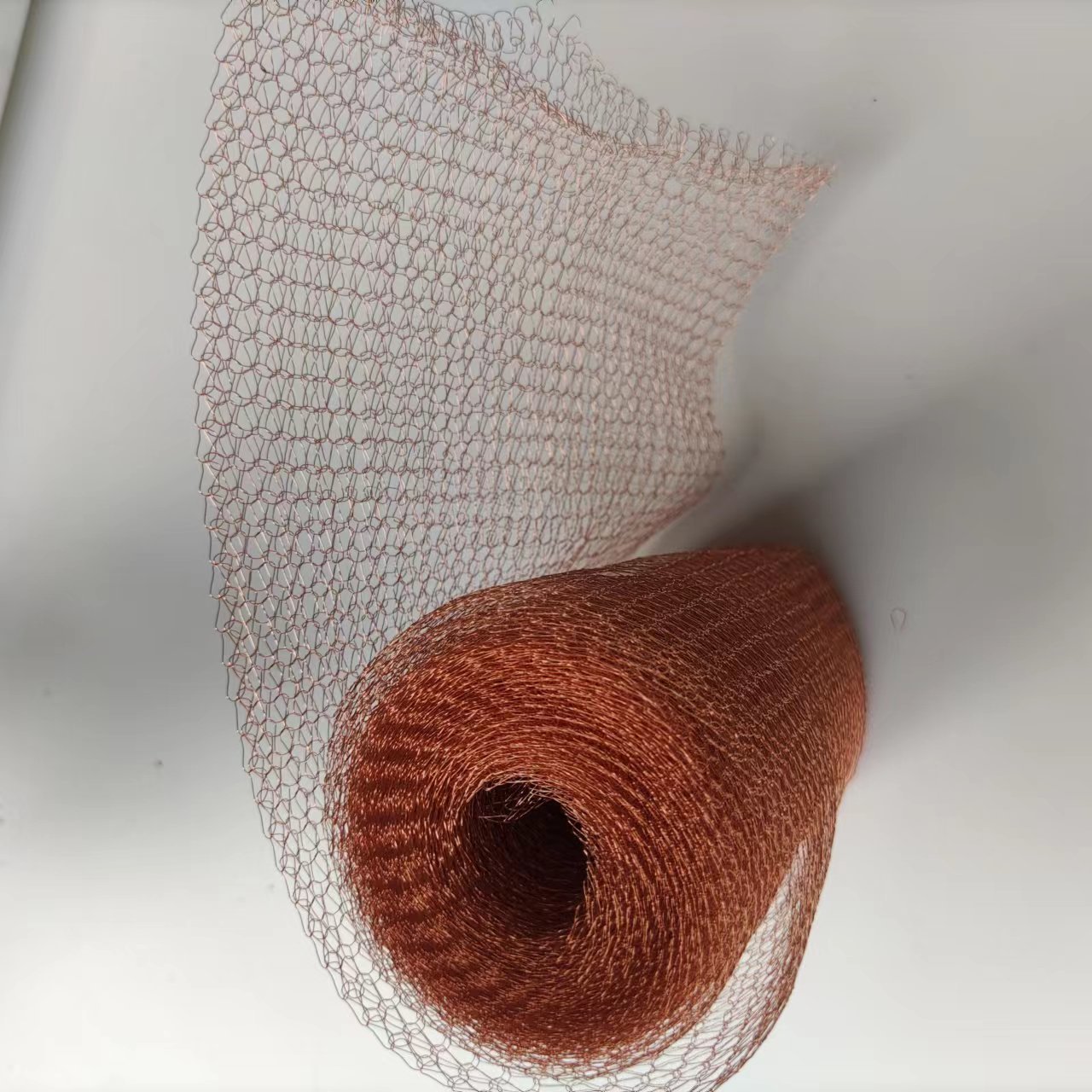 Stainless steel knitted gas liquid filter wire mesh for oil water separation