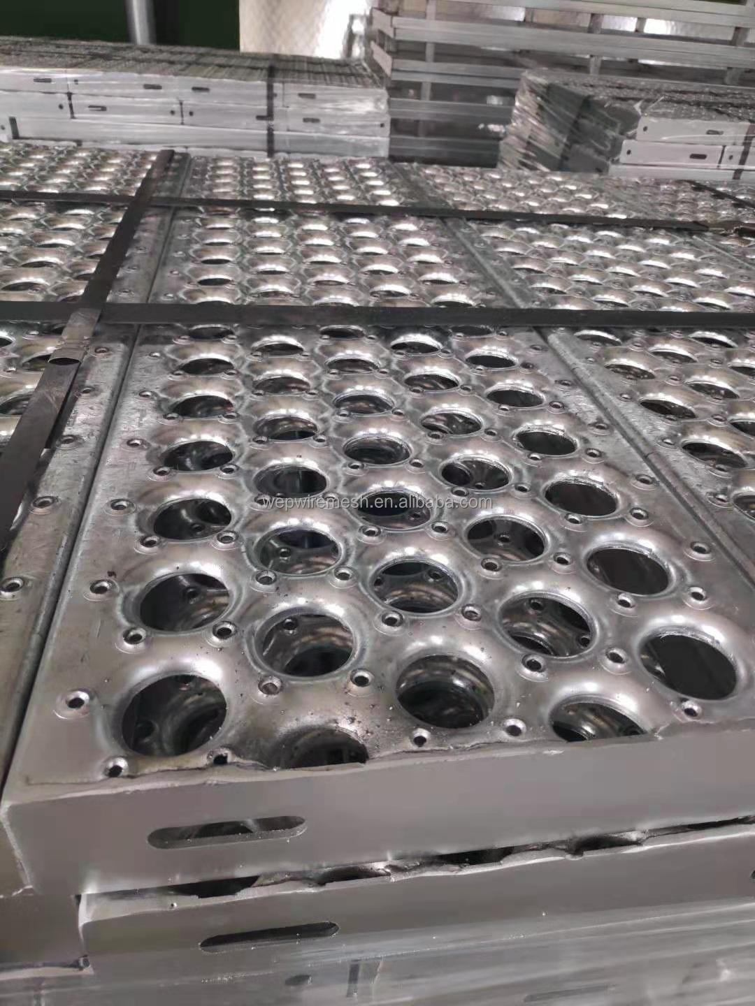 Factory customize Hot dip galvanized steel metal grating perforated steel grating stainless steel grating