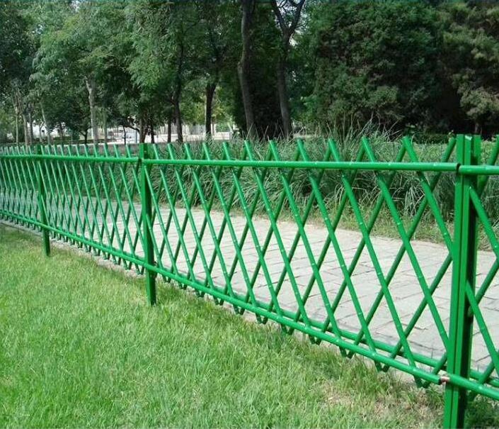 Stainless Steel Material Artificial Green Bamboo Fence