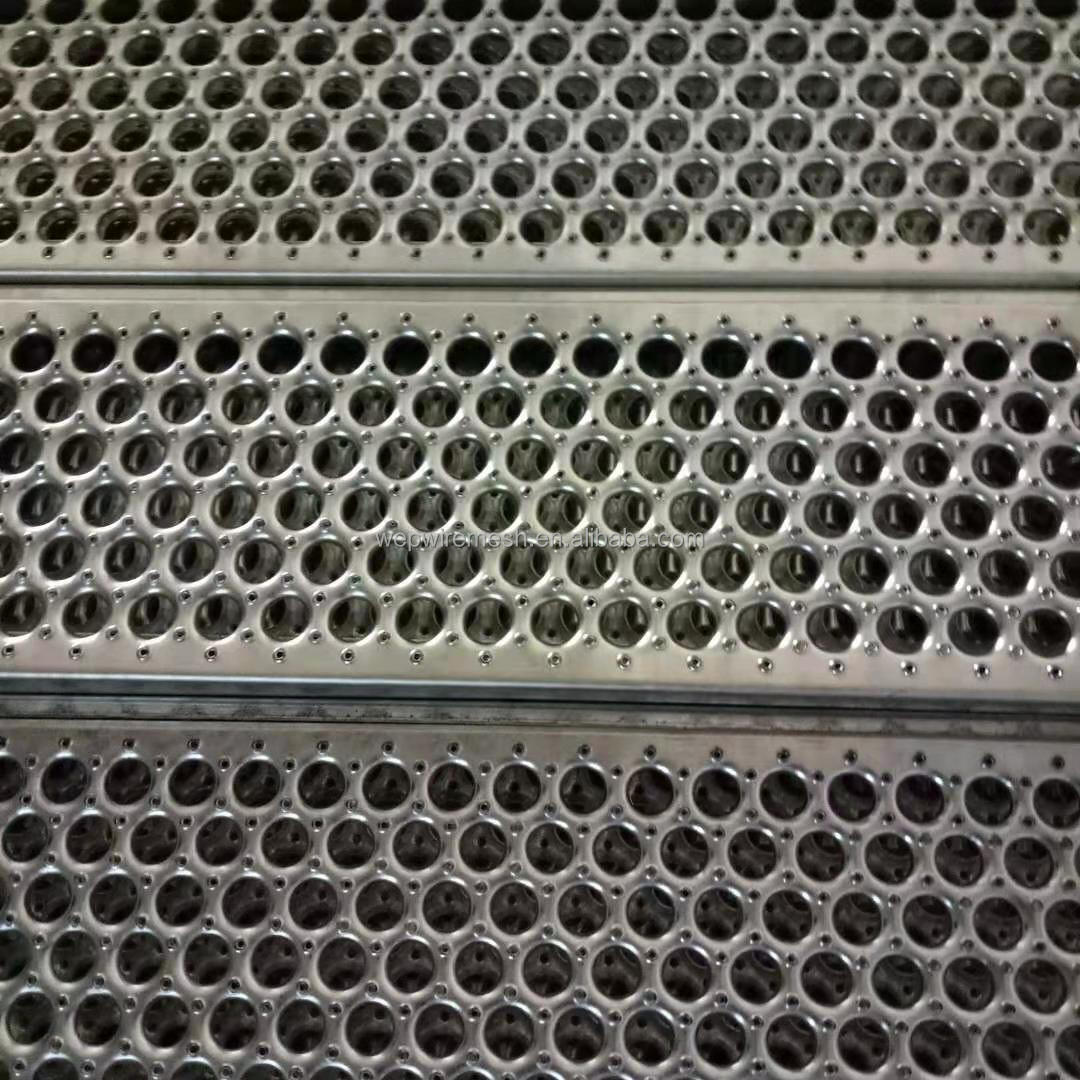 Factory customize Hot dip galvanized steel metal grating perforated steel grating stainless steel grating