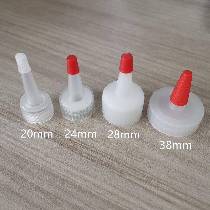 20-410 24-410 28-410 38-410 38 400 sauce glue chemical ink bottles packaging yorker cap point Spout cap