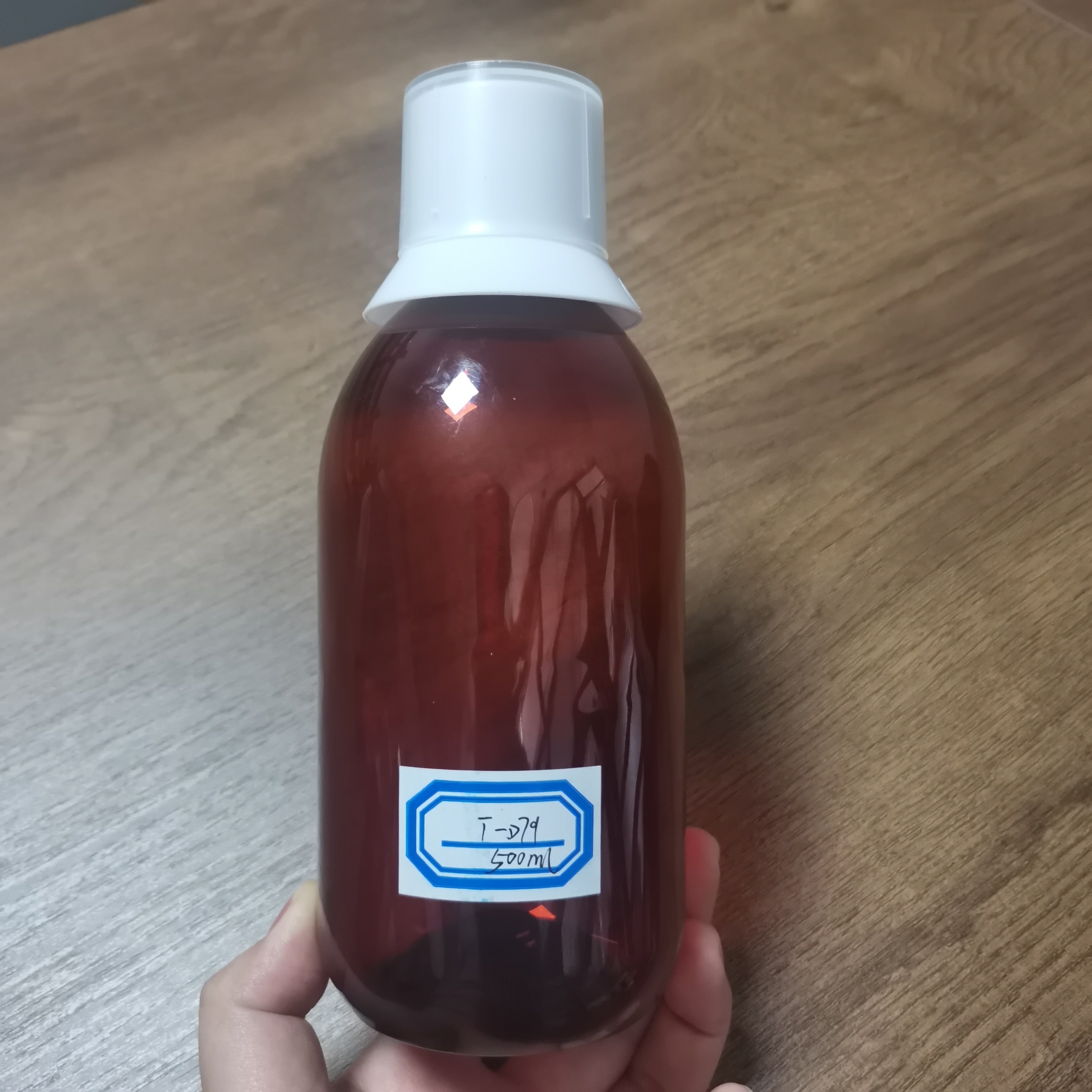 4oz 120ml PET plastic container cough syrup bottle medicine liquid oral bottle with childproof cap