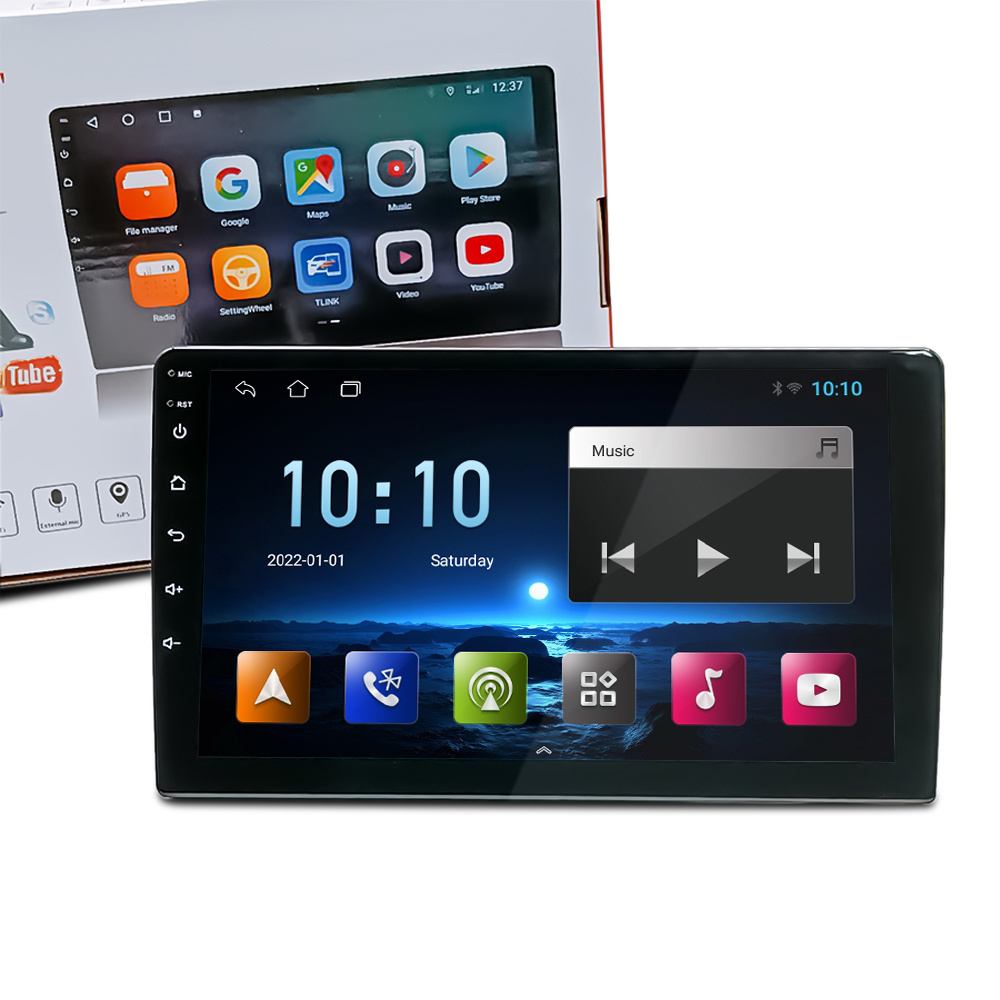 Android TS7 car radio stereo IPS 2.5D screen split screen car dvd player Amplifier YD7388 car tv android touch screen