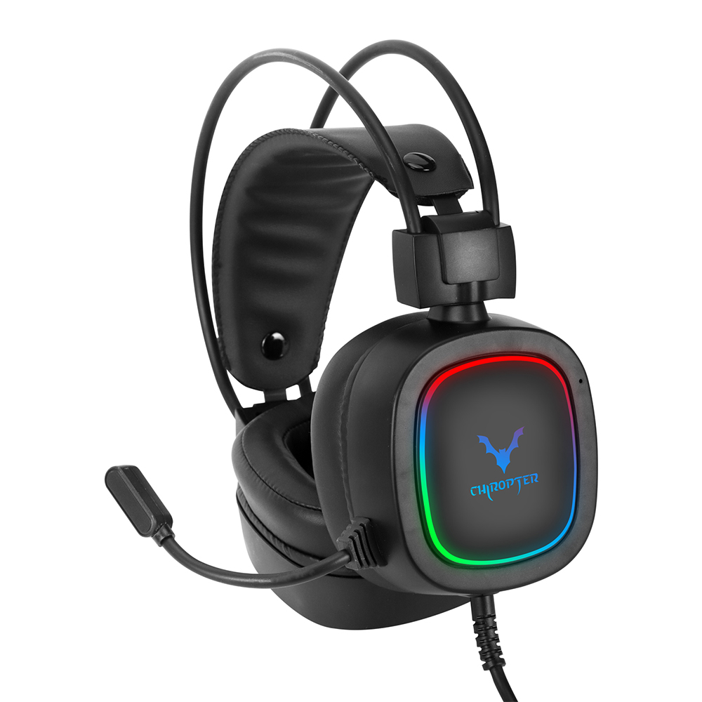 Wesdar Brand Wired Gaming earphone with microphone RGB USB 7.1 Noise Canceling Gaming Headphone with vibration