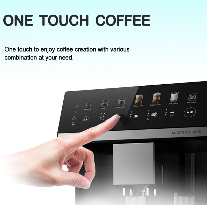 M3  Bean To Cup Milk Expresso Cappuccino Espresso Machine Coffee Maker Full Automatic Coffee Machine With Grinder