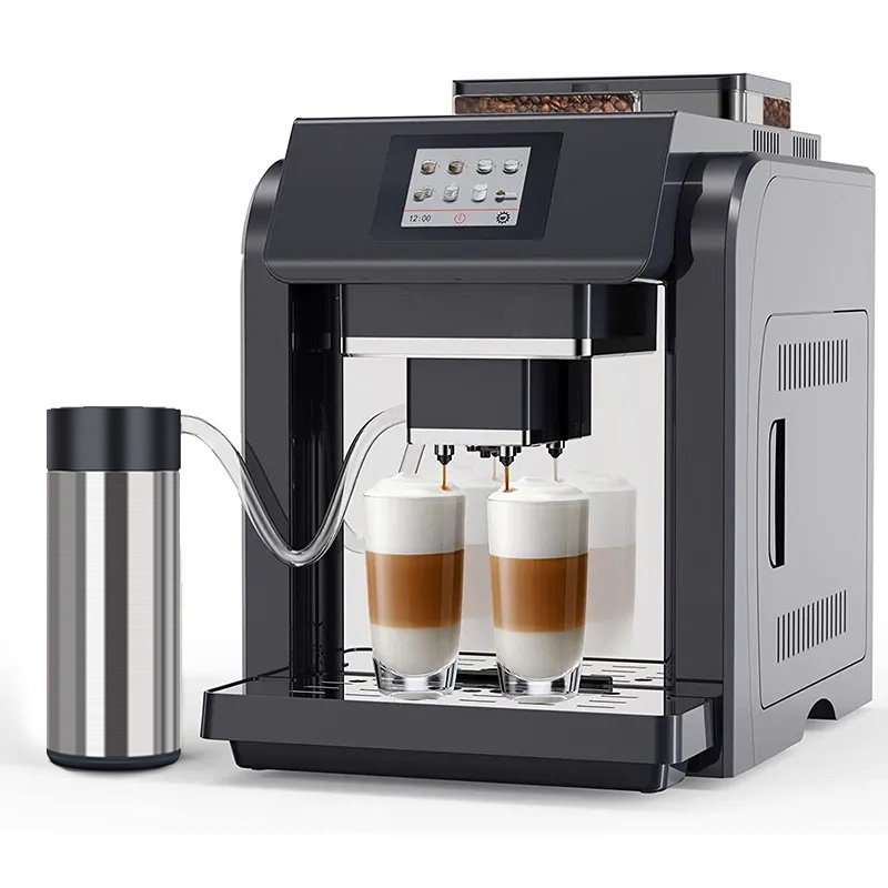 New Cappuccino Coffee Maker Fully Automatic Espresso Coffee Machine With Milk