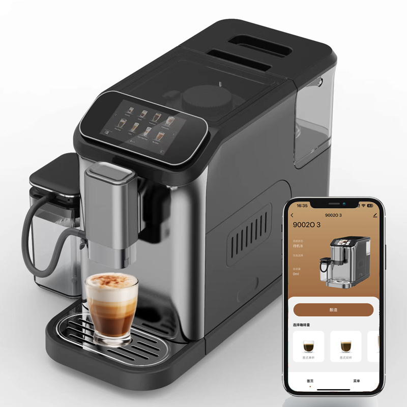 Oem 20bar Office Express Coffee Maker Cappuccino Latte Full Automatic Espresso Machine Coffee