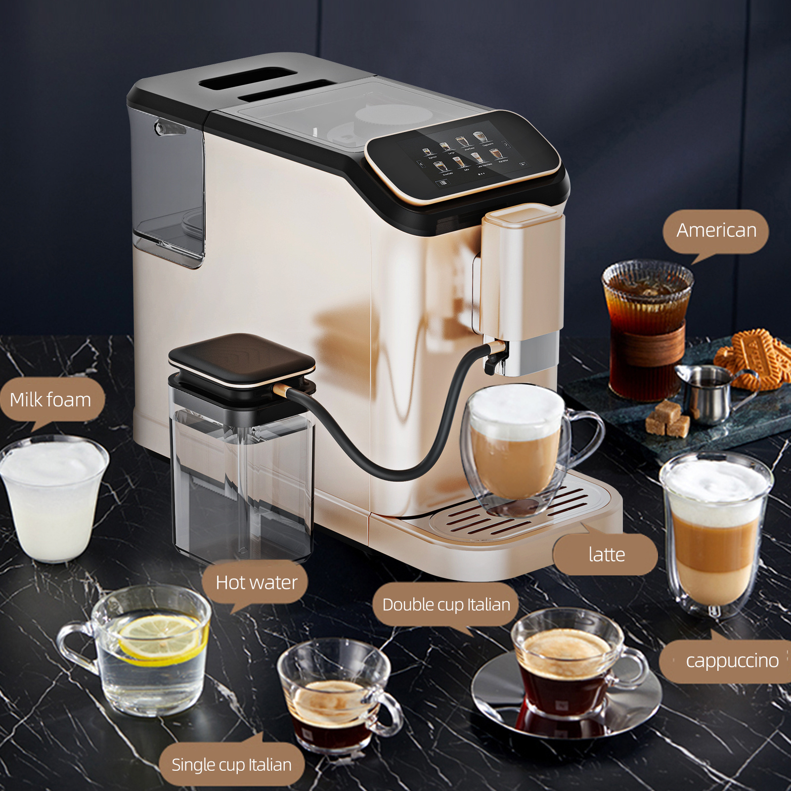 Expresso Coffee Maker Machine 20 bar Home Espresso Coffee Machines Automatic Fully