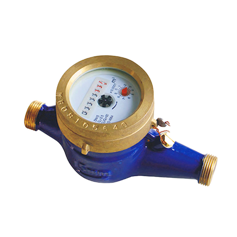 2024 Wesdom  ISO4064 Multi Jet Wet Type Brass Volumetric Water Meter Horizontal Volumetric Nylon Water Meter price