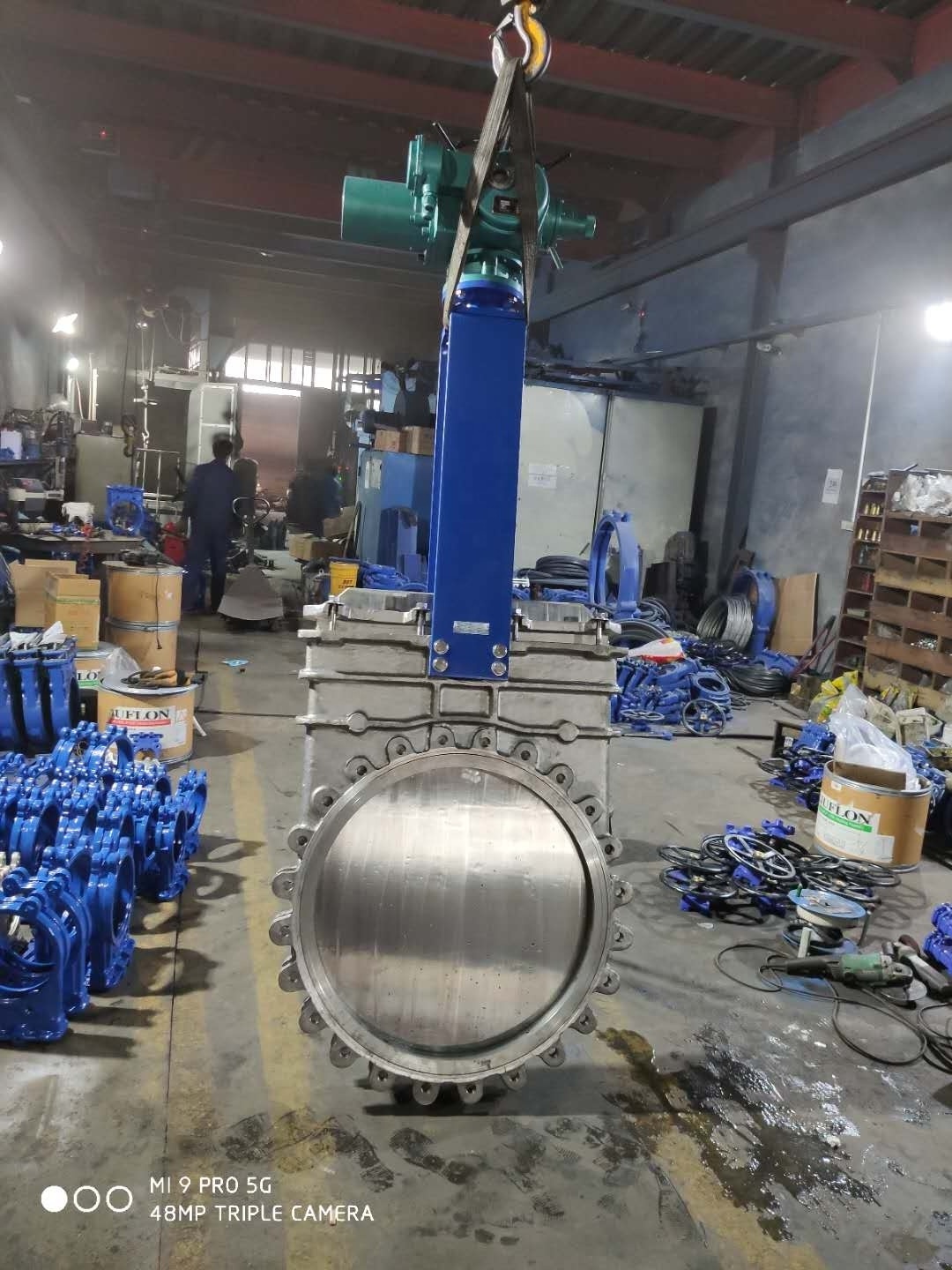 pvc electric pneumatic operated knife gate valve  and manual slide gate valve