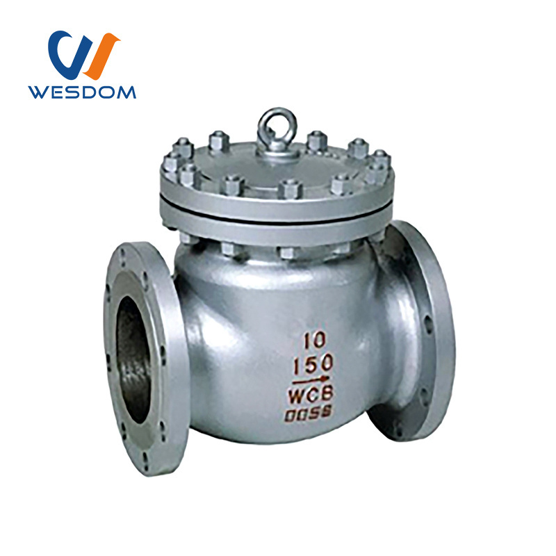 Stainless steel swing check valve dn50 pn16