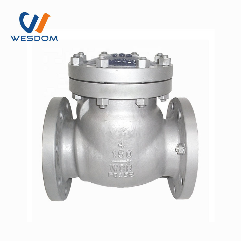 Stainless steel swing check valve dn50 pn16