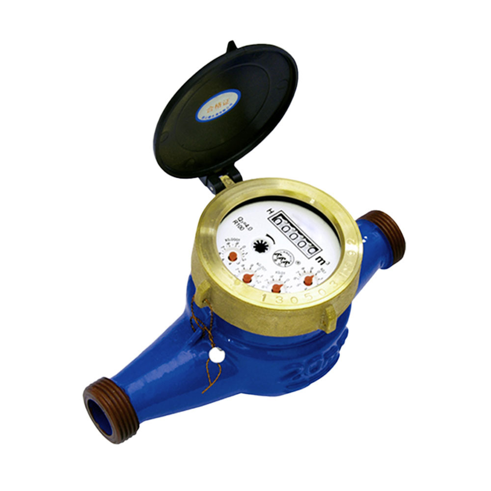 2024 Wesdom  ISO4064 Multi Jet Wet Type Brass Volumetric Water Meter Horizontal Volumetric Nylon Water Meter price