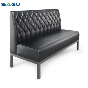 Best quality low price leather waiting sofa commercial furniture restaurant dining room booth seating