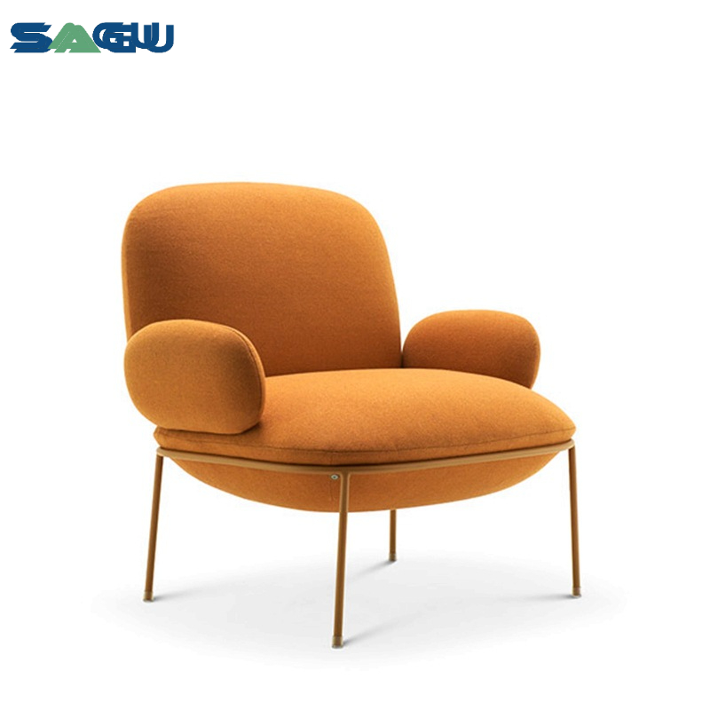 European popular home furniture chair modern cozy bedroom reading fabric leisure chair