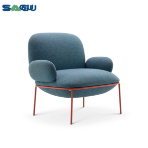 European popular home furniture chair modern cozy bedroom reading fabric leisure chair