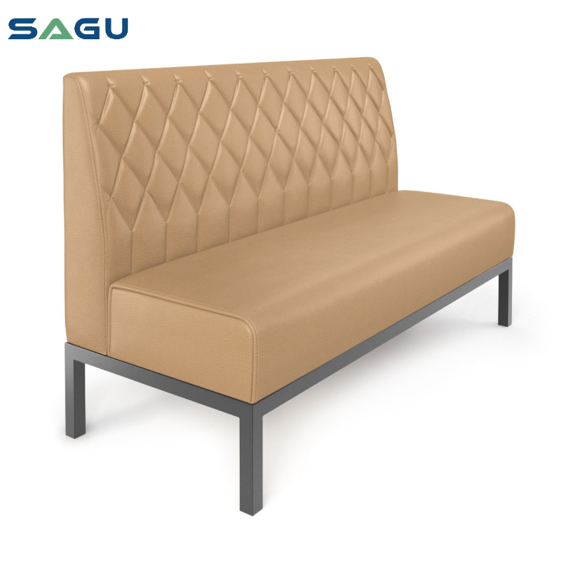 Best quality low price leather waiting sofa commercial furniture restaurant dining room booth seating