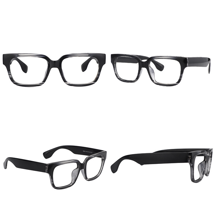 Fashionable Unisex Full Rim Oversized Eyeglasses Frame Optical Custom Computer Reading Glasses for Men