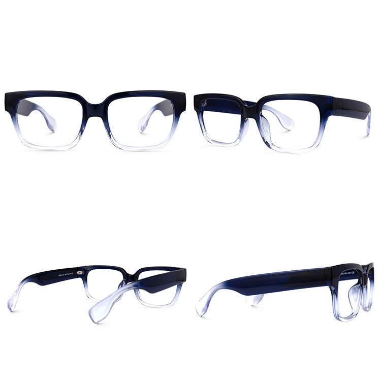 Fashionable Unisex Full Rim Oversized Eyeglasses Frame Optical Custom Computer Reading Glasses for Men