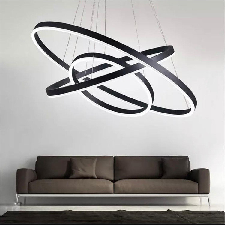 #*Customizable modern round ceiling large ring light Led ring ceiling light fixture