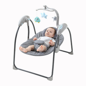 Hot Selling Popular Fashional Cotton Baby Bassinet Portable baby automatic cradle swing music cradle Infant Bed for bb