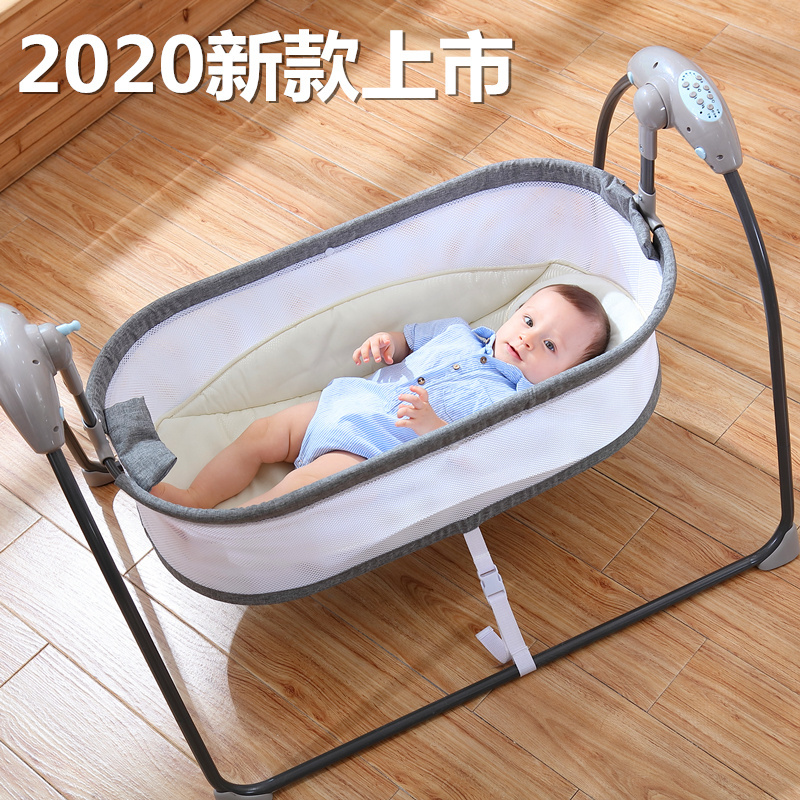 Cheap Hot Sale Good Quality Baby Metal Bed Cribs Indoor Portable Foldable Cuna Cot Safety Infant Cribs Bassinet Carry Bedside