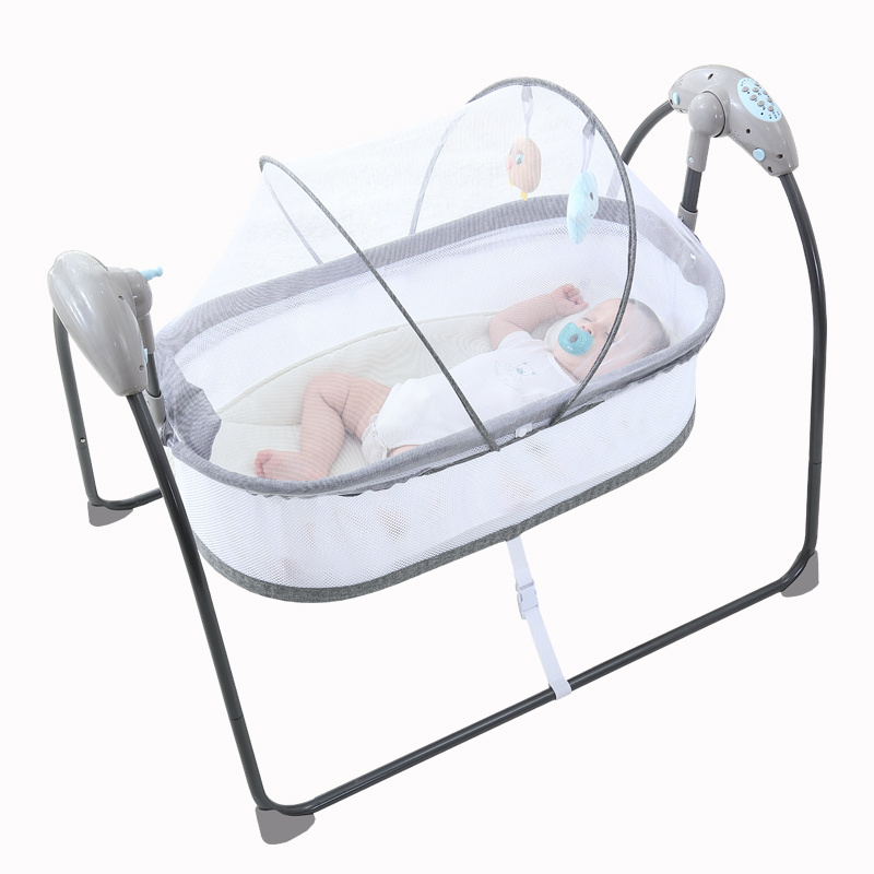 Cheap Hot Sale Good Quality Baby Metal Bed Cribs Indoor Portable Foldable Cuna Cot Safety Infant Cribs Bassinet Carry Bedside