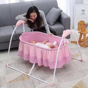 2022  New design Infant Rocker kids electric rocking chair new smart electric baby swing cot