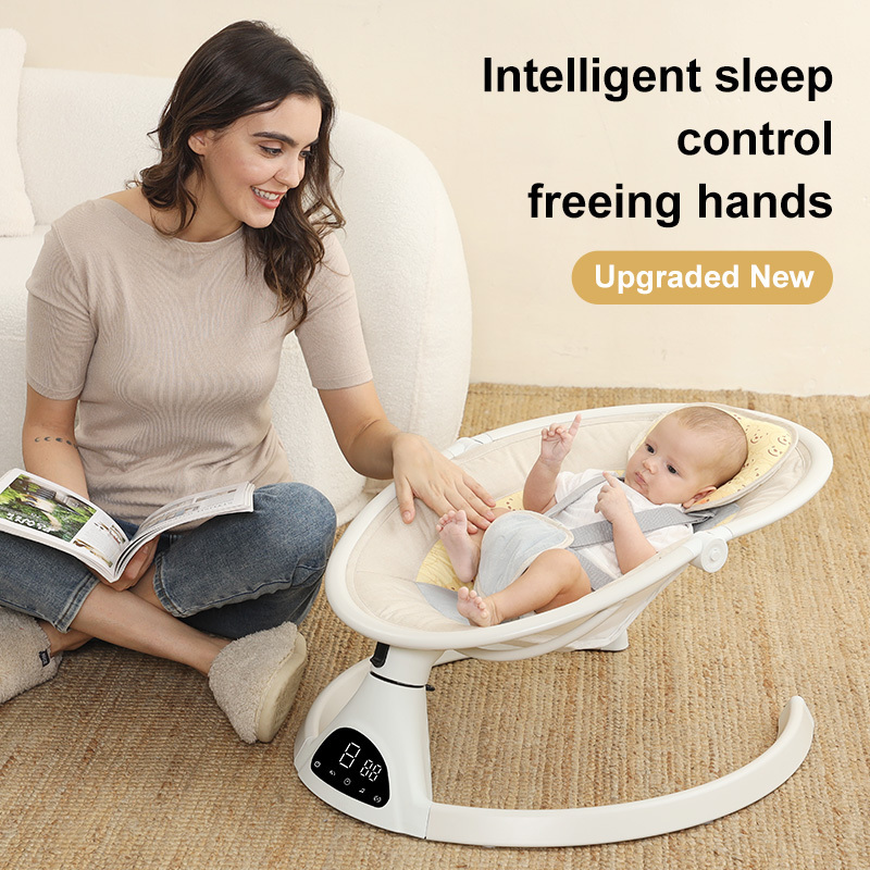 High-tech competitive price baby swing cradle electric baby bouncer rocker automatic new born rocking chair with Remote control