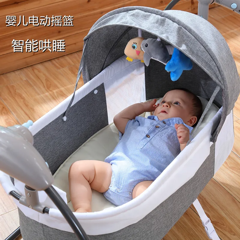 New Arrivals Electric Rocker Cradle Bed Music Electric Swing Newborn Shaker Baby Swing Crib