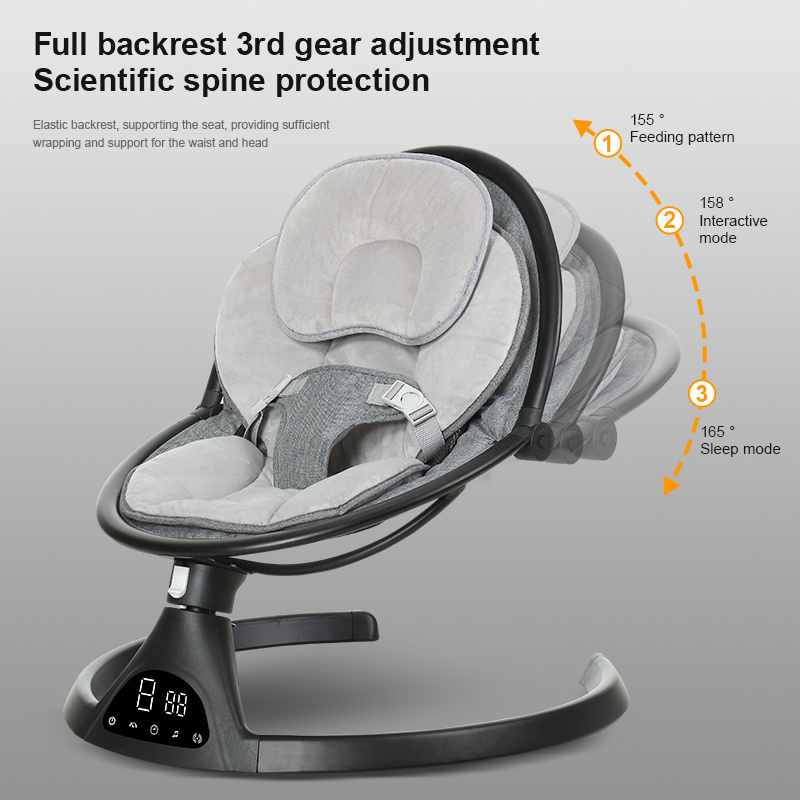 High tech new 3 in 1 swing electric baby rocker couch automatic baby rocking chair