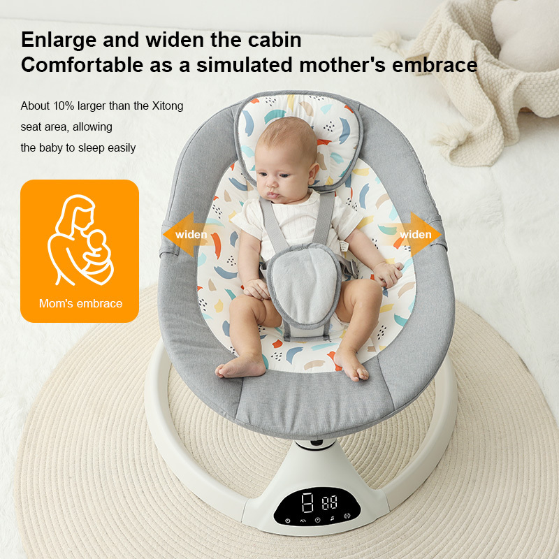 Multifunctional Electric Ergonomic Remote Control New Born Infant Baby Swing Rocker Bouncer Chair With Music And Toys