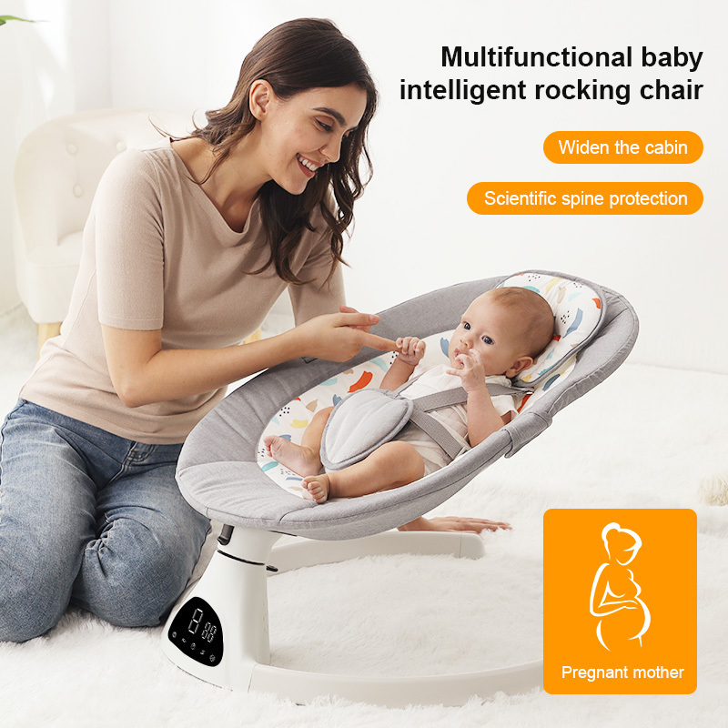 Multifunctional Electric Ergonomic Remote Control New Born Infant Baby Swing Rocker Bouncer Chair With Music And Toys