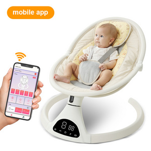 Indoor Furniture Side-to-Side Baby Rocker Chair Electric Baby Swing for Babies