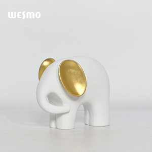 Luxury Home Accessories Elephant Resin Statue Desk Nordic Home Decor Office Decorative Art Animal Decor