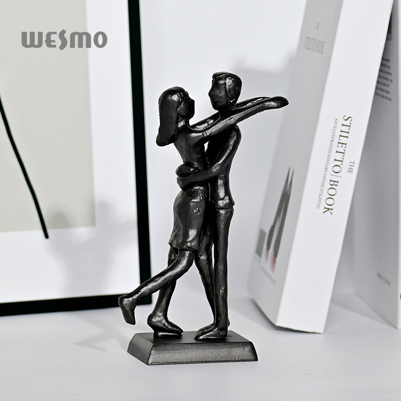 Valentines Lover Hug Style Classic Sculpture Statue Collectible Figurines Wedding Gift Home Office Bookshelf Desktop Decor