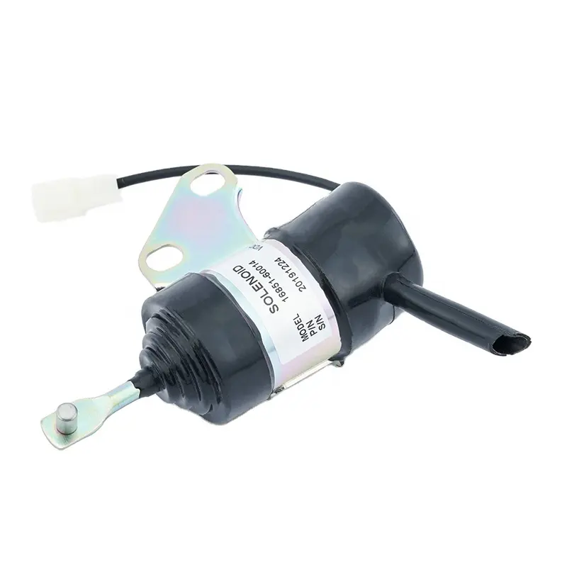 Wholesale Engine Switch Flameout Solenoid Valve 16851-60014 12v Excavator Parts Push Pull Solenoid 16851-60014