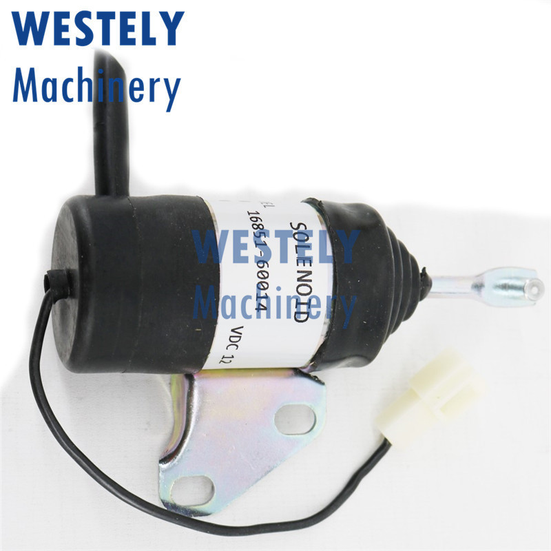 Wholesale Engine Switch Flameout Solenoid Valve 16851-60014 12v Excavator Parts Push Pull Solenoid 16851-60014